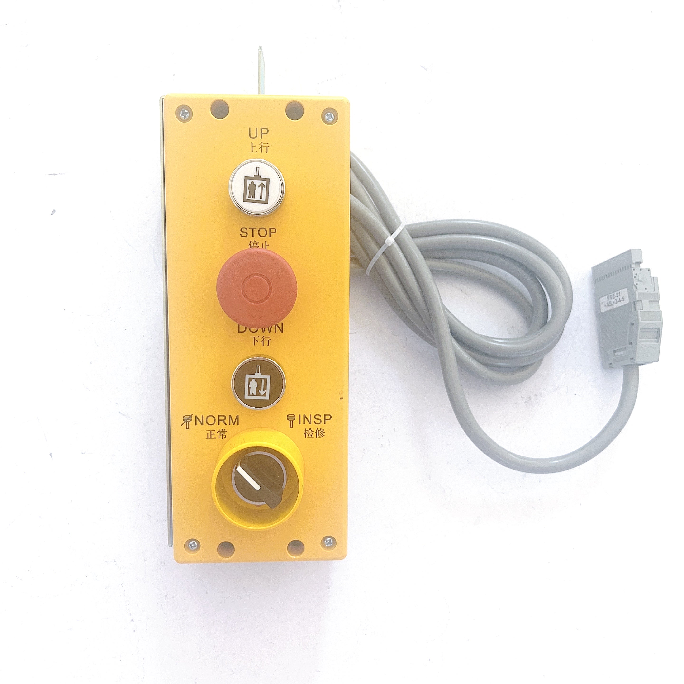 434031 Elevator Inspection Box ESE-91 8-Pin Stop Button Emergency Switch Elevator Spare Parts Lift Spare Parts