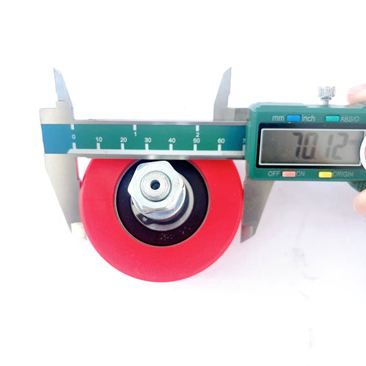 10pcs 70*25*6204 M10 Escalator Step Roller Positioning Guide Anti-deflection Pulley With Axle Escalator Spare Parts Handrail Wheel