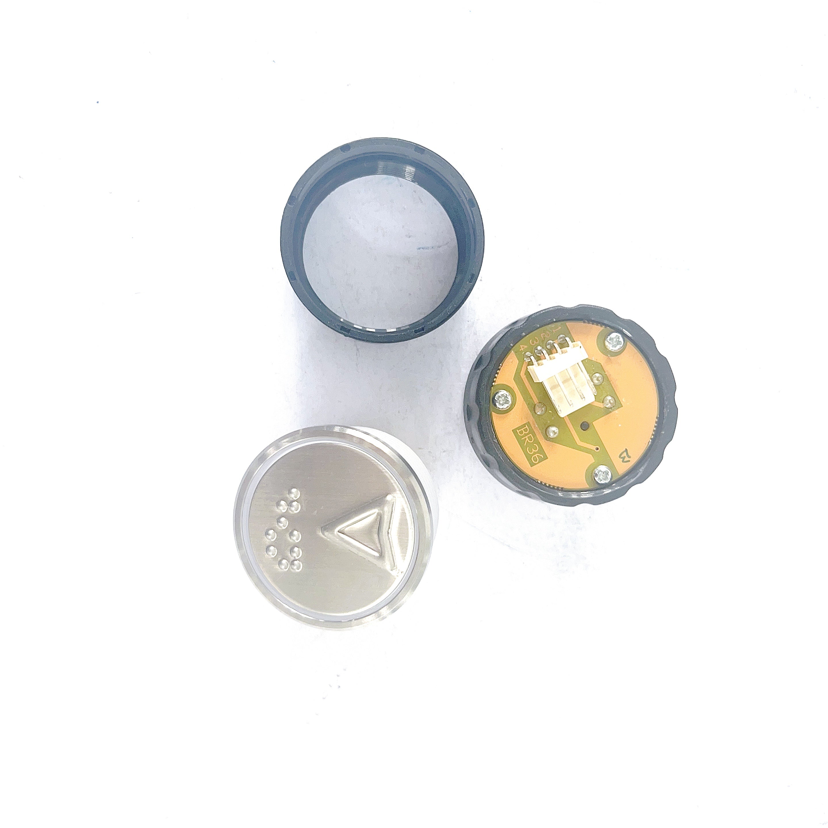 10pcs Elevator Push Button with Braille Blue Light BR36 Elevator Spare Parts