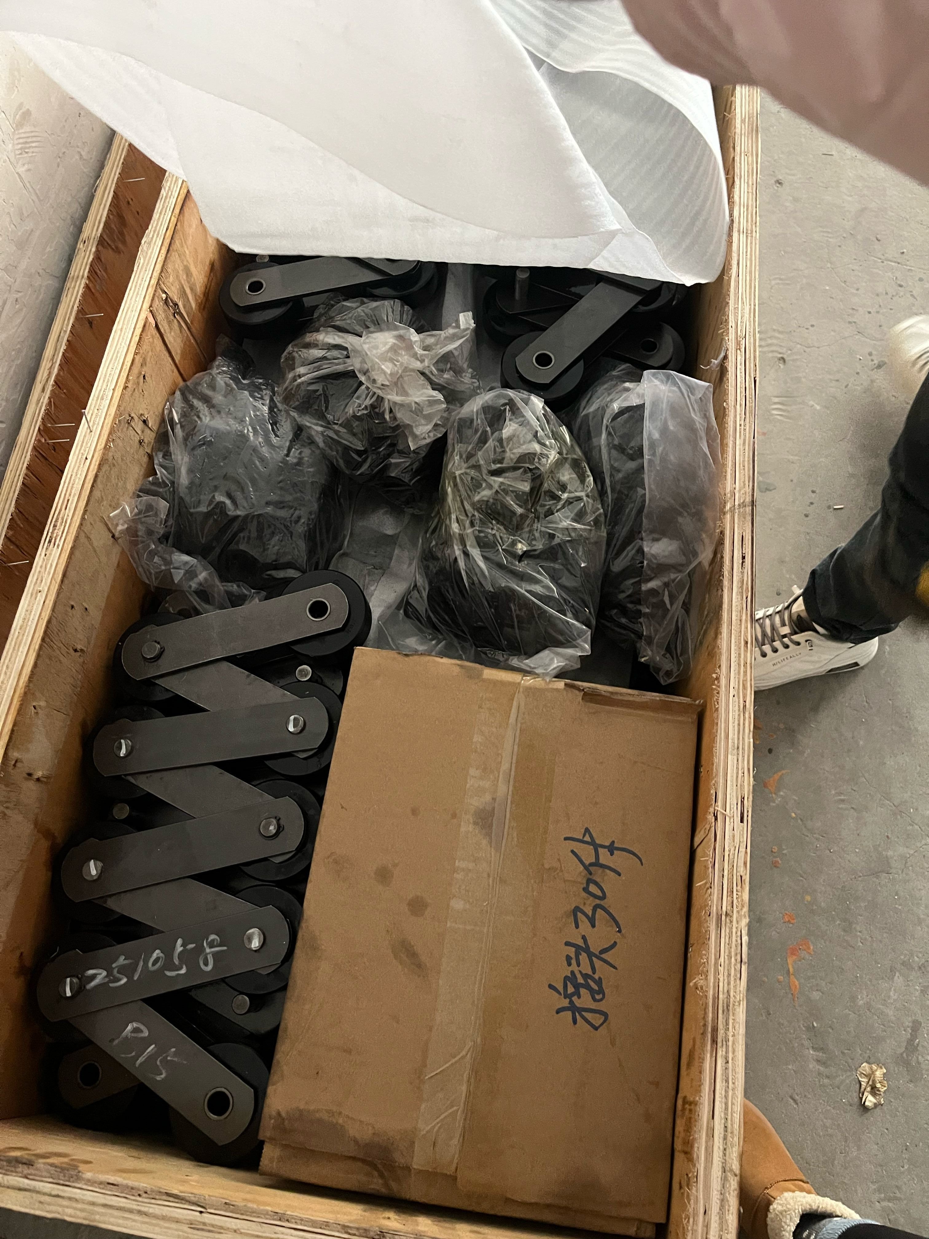 Escalator Step Chain SSL with Axle Pitch 133.31 Escalator Spare Parts