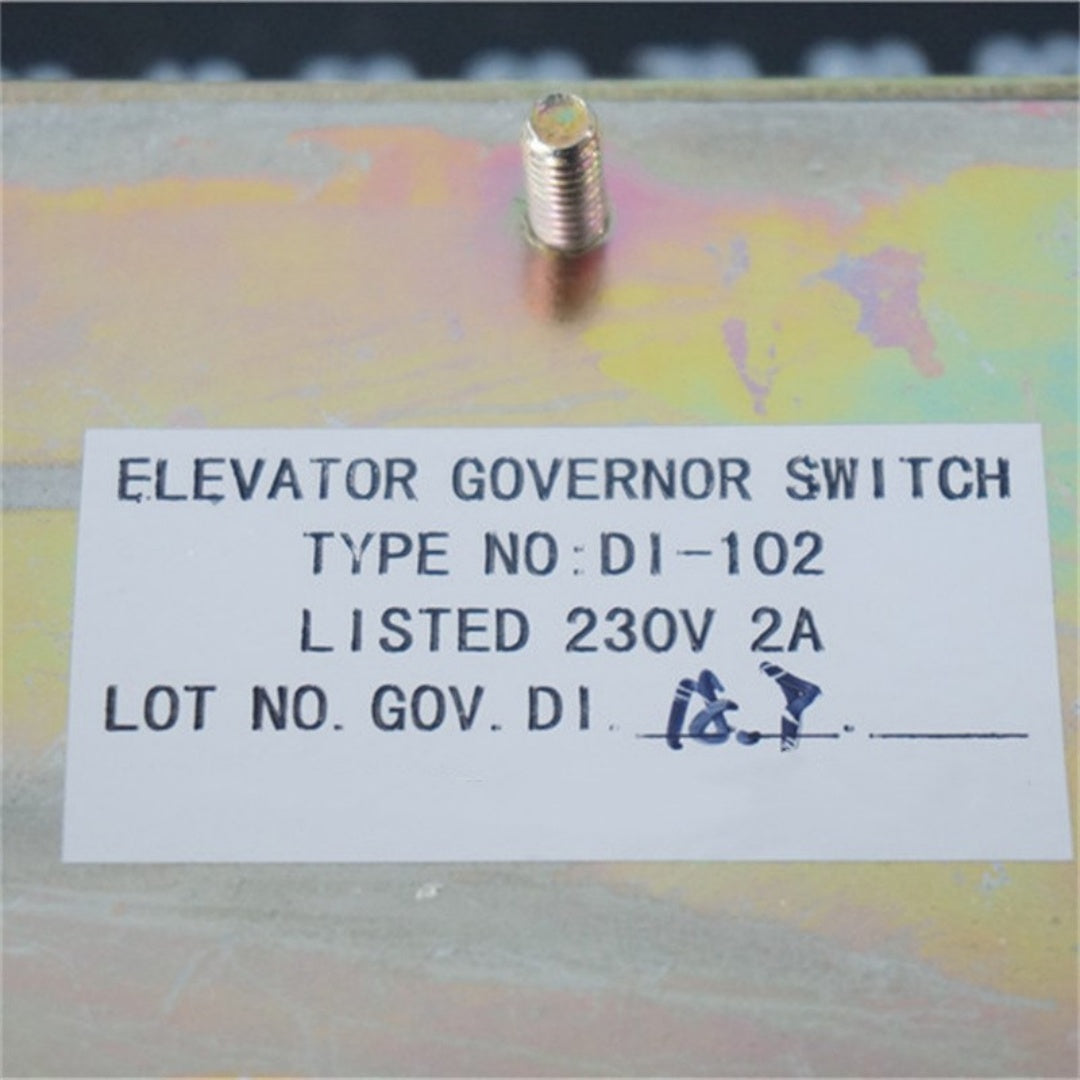 DI-102 D1-102 LISTED 230V 2A Elevator Overspeed Governor Switch Box