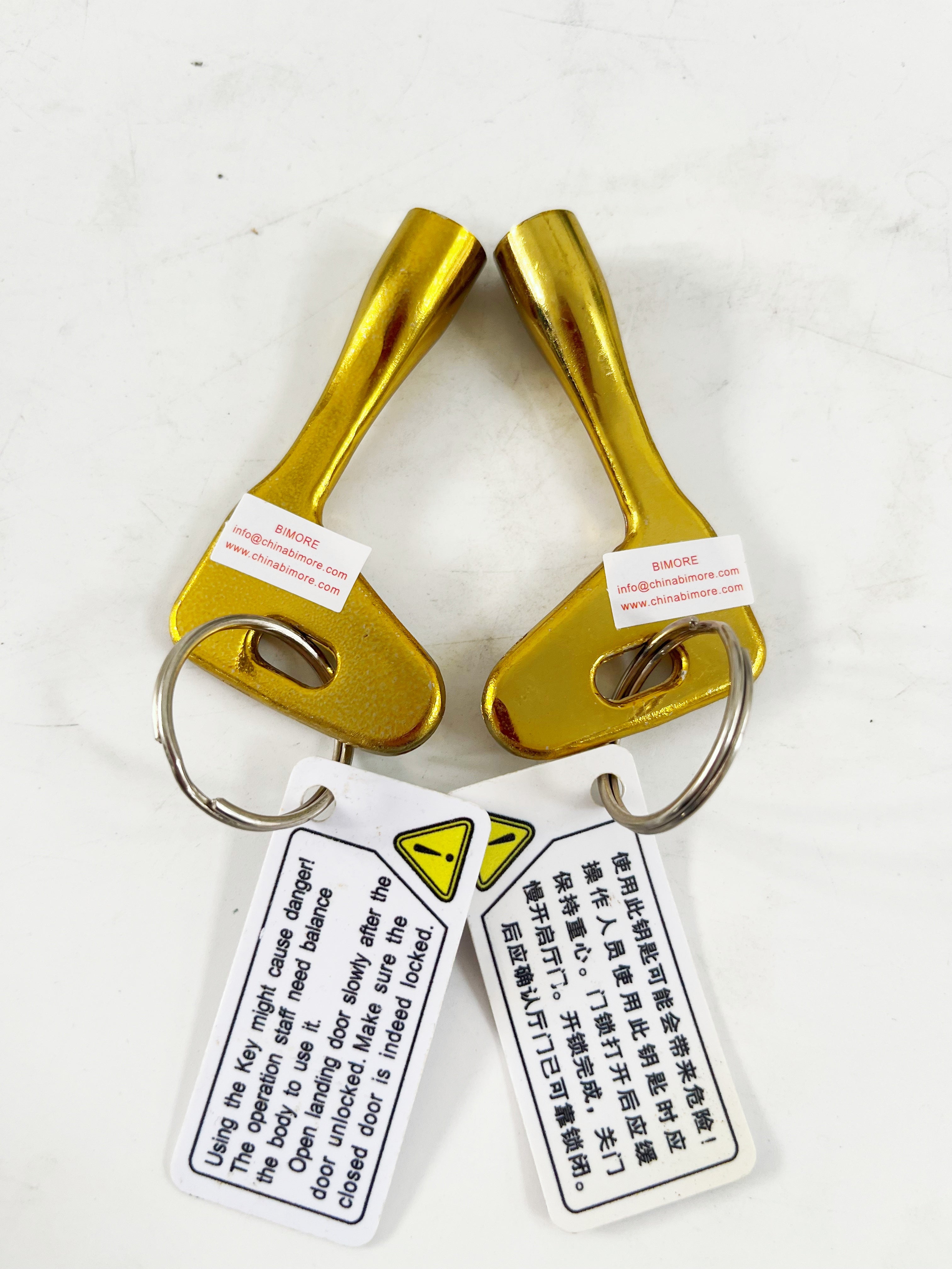 10pcs M3NK1012 M4NK1034 Industrial Metal Elevator Triangle Keys 63.5mm Spare Parts for Lifts